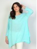 Solid High-Low Long Sleeved Top (GET FREE NE065-216BLU)